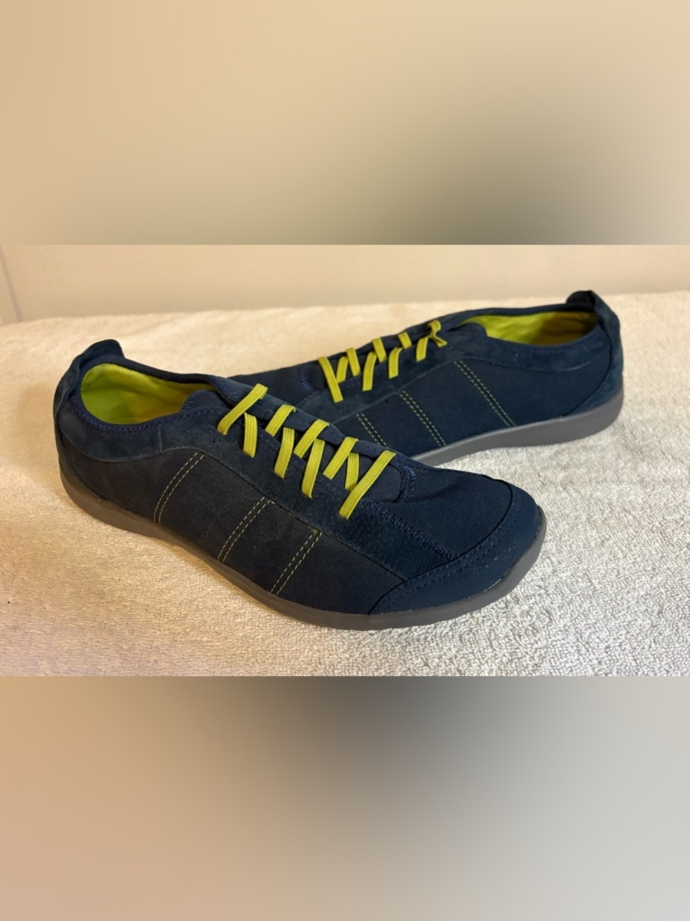 Clarks Collection 13291 Womens Leather Sport Cushion Oxfords Size 8M Blue/Green